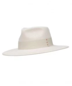Show Me Your Mumu Camp The Label Ford Wide Brim Kids Hat ~ White Accessories