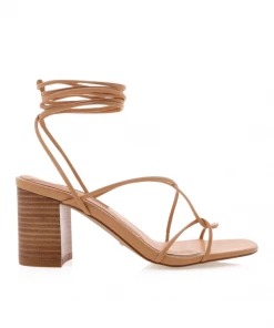 Show Me Your Mumu Billini Yeoman Wrap Up Heels ~ Desert Tan New Mu
