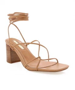 Show Me Your Mumu Billini Yeoman Wrap Up Heels ~ Desert Tan New Mu