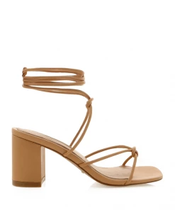 Show Me Your Mumu Billini Yovanna Wrap Up Heels ~ Desert Tan New Mu