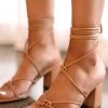 Show Me Your Mumu Billini Yovanna Wrap Up Heels ~ Desert Tan New Mu 2 Show Me Your Mumu Billini Yovanna Wrap Up Heels ~ Desert Tan New Mu