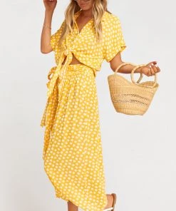 Show Me Your Mumu New Mu Kona Skirt ~ Maui Marigold