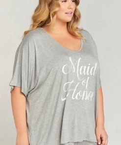 Show Me Your Mumu Benji Tunic Sleep Set ~ Maid Of Honor Grey