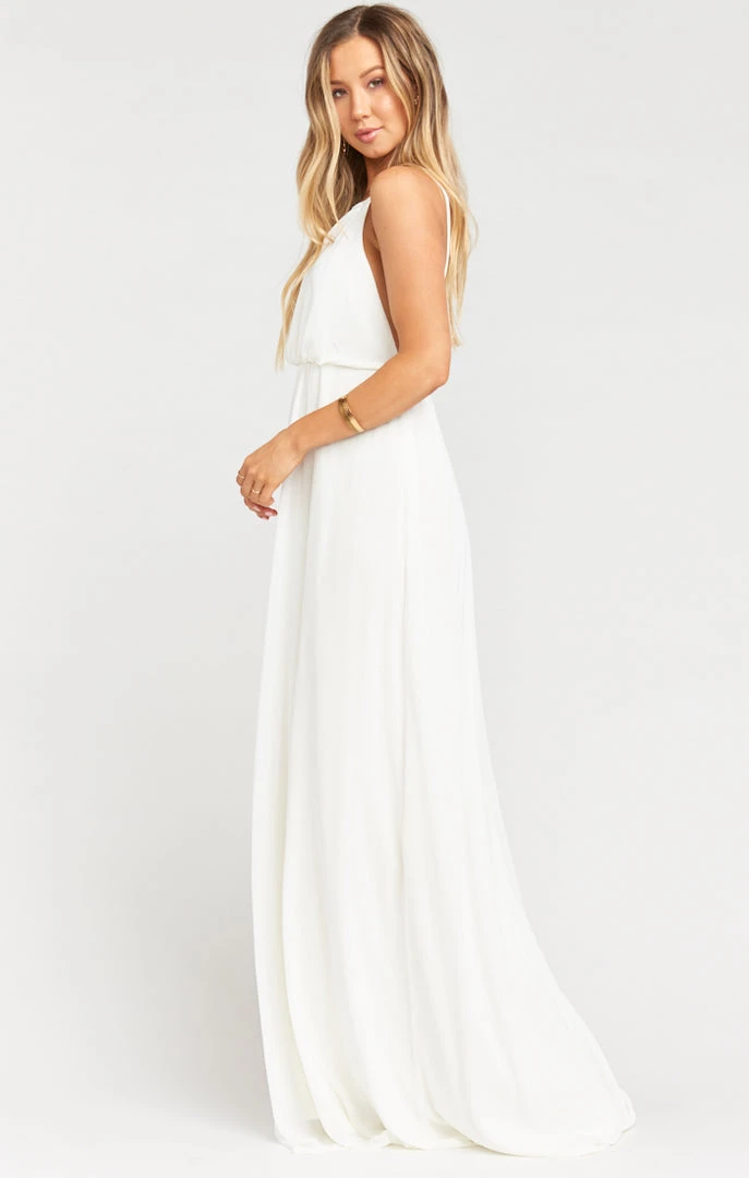 Show Me Your Mumu Amanda Maxi Dress ~ Wedding Cake Chiffon Bridesmaids Dresses 4 Show Me Your Mumu Amanda Maxi Dress ~ Wedding Cake Chiffon Bridesmaids Dresses