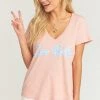 Show Me Your Mumu Grant V Neck Tee ~ Ciao Bella Graphic Clothes 1 Show Me Your Mumu Grant V Neck Tee ~ Ciao Bella Graphic Clothes