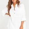 Show Me Your Mumu Horton Tunic ~ White Linen Maternity 1 Show Me Your Mumu Horton Tunic ~ White Linen Maternity