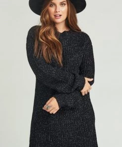 Show Me Your Mumu Sweaters Albert Sweater Dress ~ Shimmery Night Knit