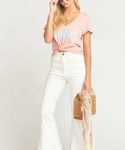 Show Me Your Mumu Grant V Neck Tee ~ Ciao Bella Graphic Clothes