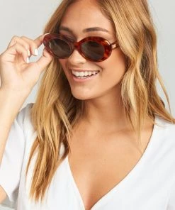 Show Me Your Mumu Accessories Crap Eyewear The Love Tempo Sunglasses ~ Gloss Havana Tortoise