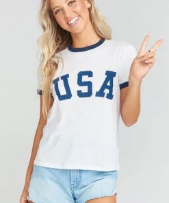Show Me Your Mumu Recess Ringer Tee ~ USA Graphic Clothes