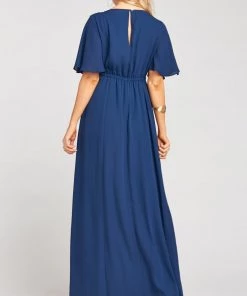 Show Me Your Mumu Emily Empire Maxi Dress ~ Rich Navy Crisp 19 Show Me Your Mumu Emily Empire Maxi Dress ~ Rich Navy Crisp