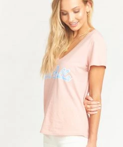 Show Me Your Mumu Grant V Neck Tee ~ Ciao Bella Graphic Clothes