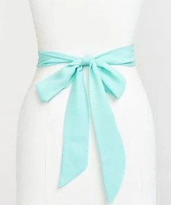 Show Me Your Mumu Bridesmaid Sash ~ Sea Glass Crisp