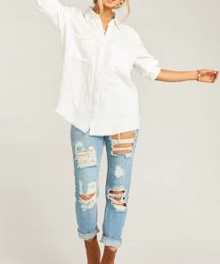 Show Me Your Mumu Marcella Shirt ~ Beachy Linen