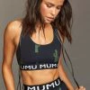 Show Me Your Mumu Clothes Maya Logo Bra ~ Dark Desert