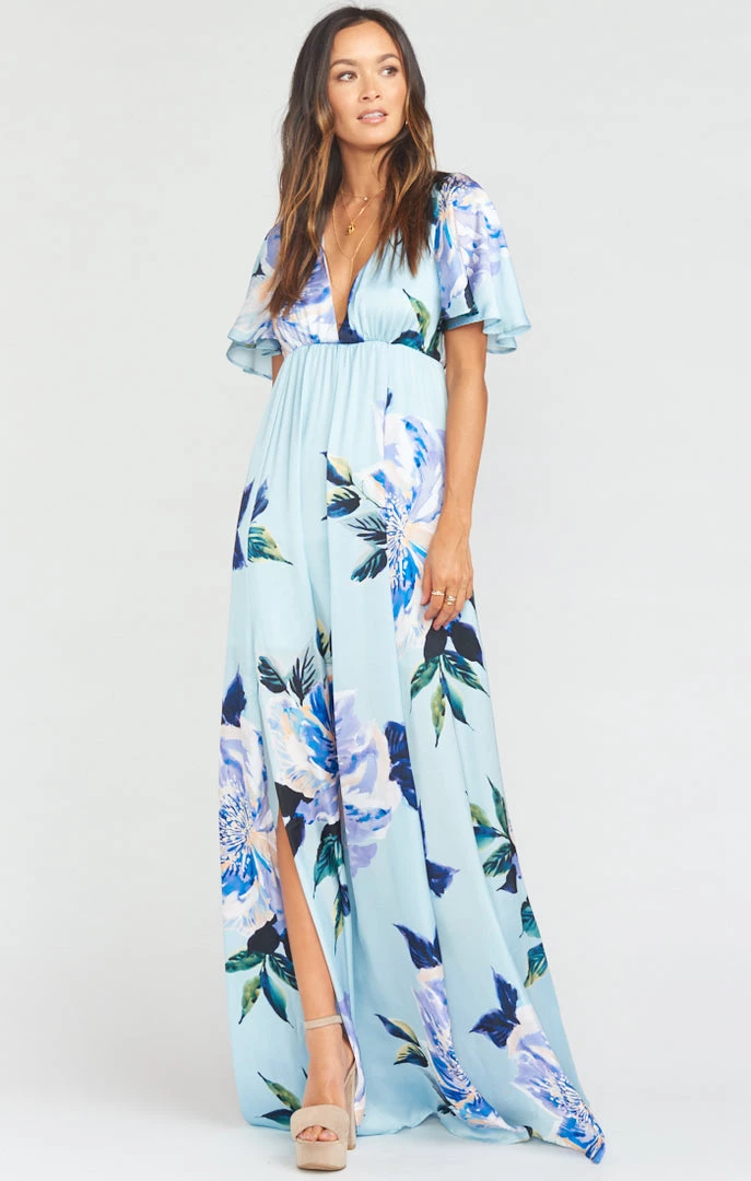 Show Me Your Mumu Faye Flutter Maxi Dress ~ Mint To Be Floral Dresses 6 Show Me Your Mumu Faye Flutter Maxi Dress ~ Mint To Be Floral Dresses
