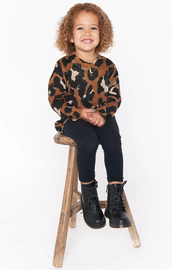 Show Me Your Mumu Mini Arroyo Sweater ~ Cognac Wildcat Knit 3 Show Me Your Mumu Mini Arroyo Sweater ~ Cognac Wildcat Knit