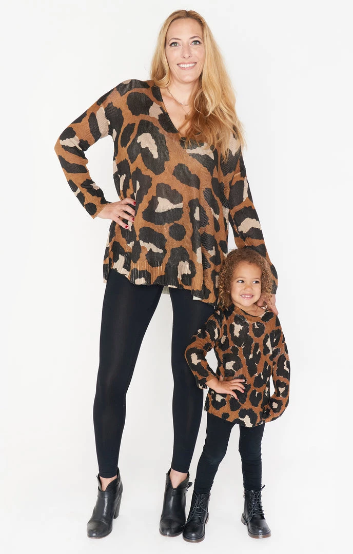 Show Me Your Mumu Mini Arroyo Sweater ~ Cognac Wildcat Knit 6 Show Me Your Mumu Mini Arroyo Sweater ~ Cognac Wildcat Knit