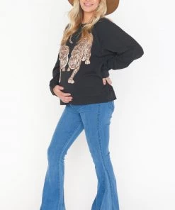 Show Me Your Mumu Simon Pullover ~ Dancing Tiger Graphic New Mu 20 Show Me Your Mumu Simon Pullover ~ Dancing Tiger Graphic New Mu