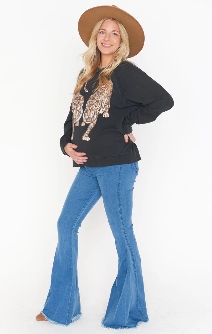 Show Me Your Mumu Simon Pullover ~ Dancing Tiger Graphic New Mu 11 Show Me Your Mumu Simon Pullover ~ Dancing Tiger Graphic New Mu