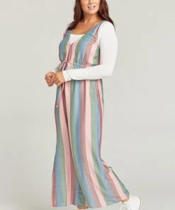 Show Me Your Mumu Joanna Jumpsuit ~ Mutown Stripe Rompers