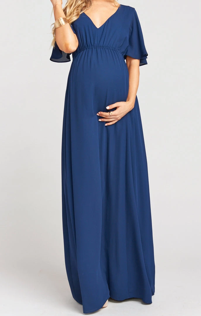 Show Me Your Mumu Emily Empire Maxi Dress ~ Rich Navy Crisp 17 Show Me Your Mumu Emily Empire Maxi Dress ~ Rich Navy Crisp