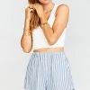 Show Me Your Mumu Cabana Shorts ~ She Sails Stripe Flux