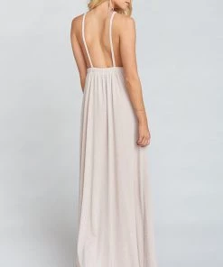 Show Me Your Mumu Amanda Maxi Dress ~ Dancing Queen Shine Blush