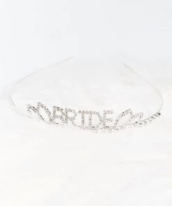 Show Me Your Mumu Bachelorette Tiara "Bride" ~ Silver