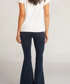 Show Me Your Mumu Denim Maternity Berkeley Bells ~ Thunder 10 Show Me Your Mumu Denim Maternity Berkeley Bells ~ Thunder