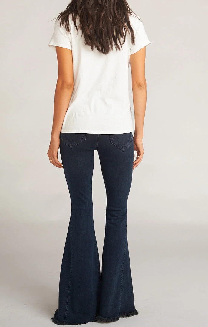 Show Me Your Mumu Denim Maternity Berkeley Bells ~ Thunder 5 Show Me Your Mumu Denim Maternity Berkeley Bells ~ Thunder