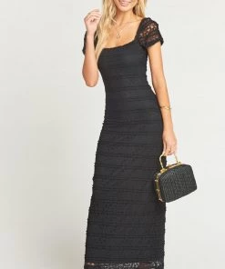 Show Me Your Mumu Stella Maxi Dress ~ One And Only Lace Black Clothes