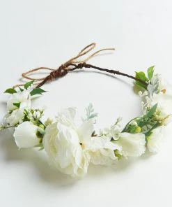 Show Me Your Mumu Wisteria Flower Crown ~ White