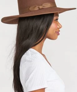 Show Me Your Mumu New Mu Lack Of Color Coco Rancher Hat ~ Chocolate Brown