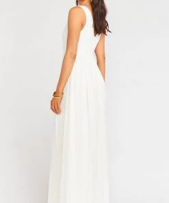 Show Me Your Mumu Grace Beaded Maxi Dress ~ Ivory Beaded Bridesmaids Dresses