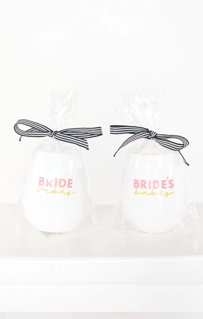 Show Me Your Mumu New Mu Bride Vibes Silicone Wine Glass ~ White 6 Show Me Your Mumu New Mu Bride Vibes Silicone Wine Glass ~ White