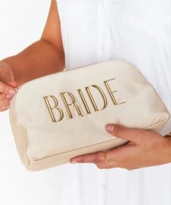 Show Me Your Mumu Bride Cosmetic Bag ~ Champagne New Mu