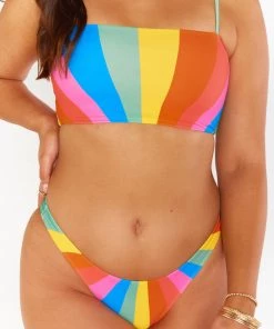 Show Me Your Mumu Cozumel High Side Bottom ~ Rainbow Sunrise Swim 10 Show Me Your Mumu Cozumel High Side Bottom ~ Rainbow Sunrise Swim