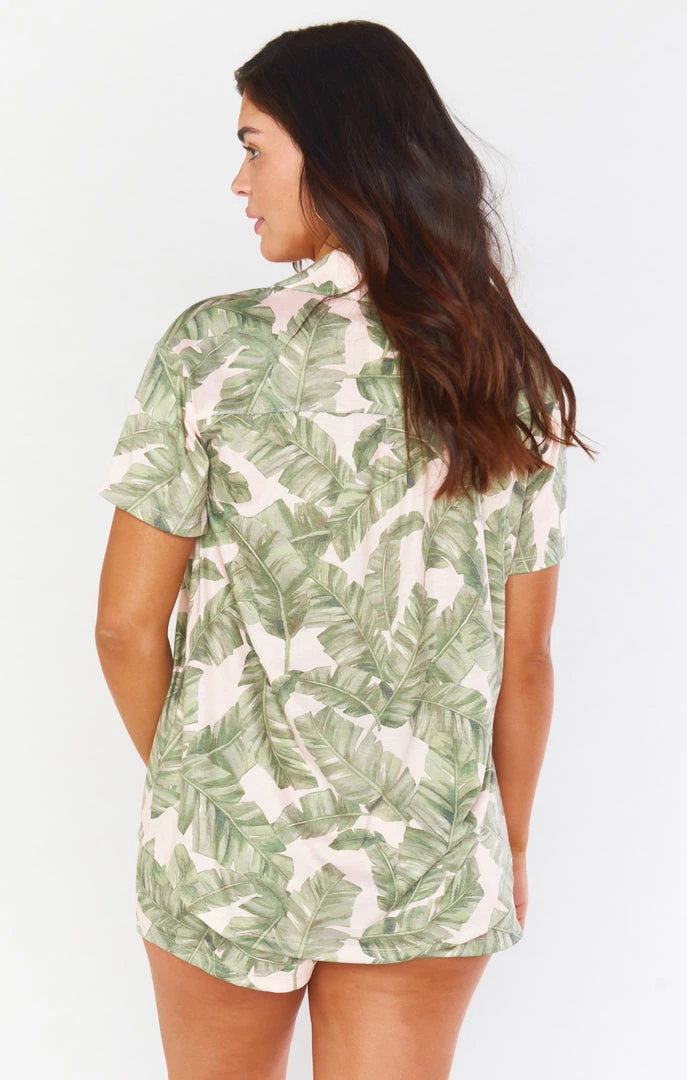 Show Me Your Mumu Sunday Morning Sleep Set ~ Green Majestic Palm New Mu 8 Show Me Your Mumu Sunday Morning Sleep Set ~ Green Majestic Palm New Mu