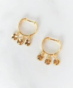 Show Me Your Mumu New Mu Gorjana Chloe Mini Huggie Earrings ~ 18K Gold Plated