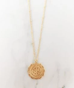 Show Me Your Mumu Gorjana Mosaic Coin Necklace ~ 18K Gold Plated