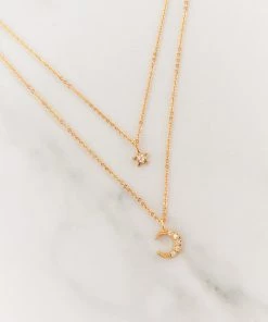 Show Me Your Mumu New Mu Child Of Wild Ethereal Light Layered Necklace ~ 14K Gold-Plated