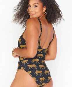 Show Me Your Mumu Caicos One Piece ~ Black Catwalk