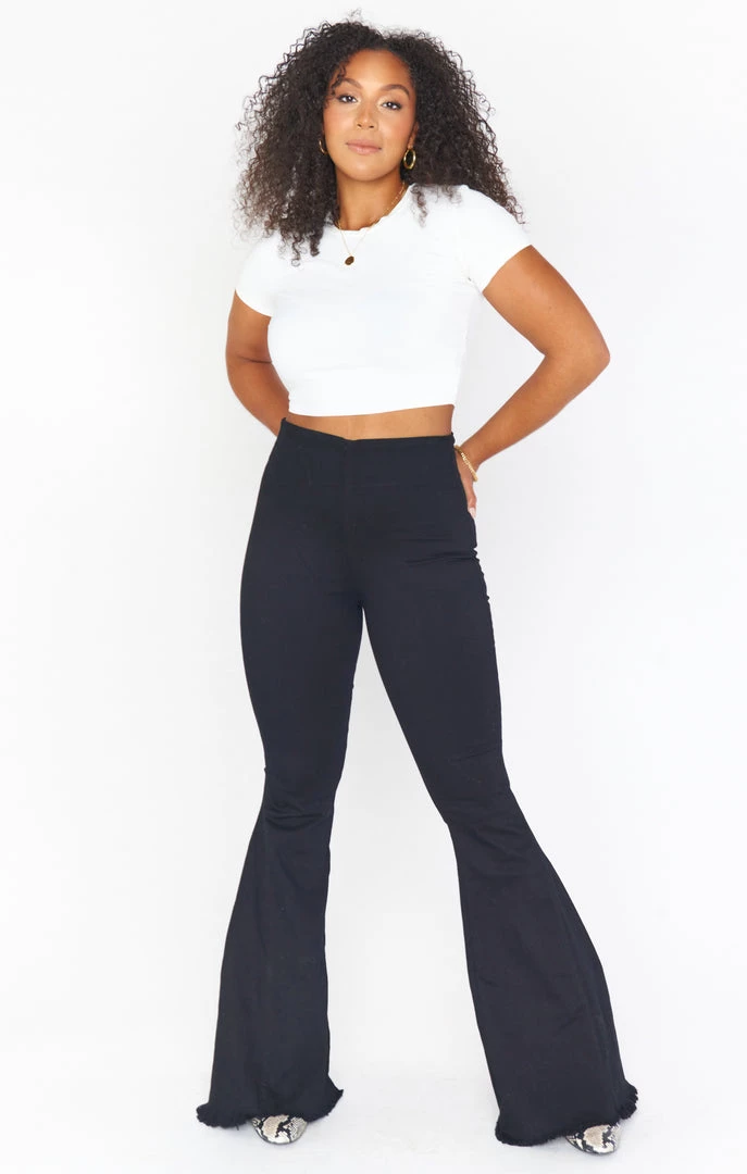 Show Me Your Mumu Berkeley Bells Long ~ Black Lava Pants 3 Show Me Your Mumu Berkeley Bells Long ~ Black Lava Pants