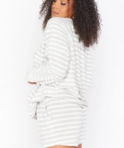 Show Me Your Mumu Sittin Around Set ~ Snuggle Stripe Knit Tops