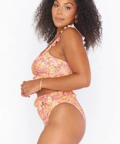 Show Me Your Mumu Island Ruffle Bottom ~ Pretty Poppy