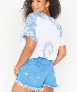 Show Me Your Mumu Tops Travis Tee ~ LA Tie Dye Graphic