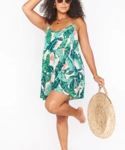 Show Me Your Mumu New Mu Caroline Mini Dress ~ Vacay Palm 16 Show Me Your Mumu New Mu Caroline Mini Dress ~ Vacay Palm