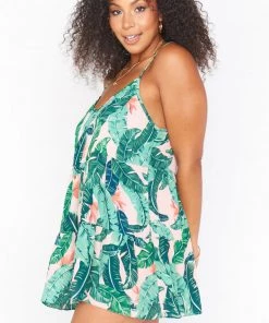Show Me Your Mumu New Mu Caroline Mini Dress ~ Vacay Palm 13 Show Me Your Mumu New Mu Caroline Mini Dress ~ Vacay Palm
