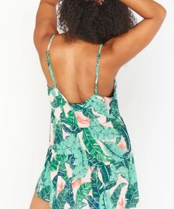 Show Me Your Mumu New Mu Caroline Mini Dress ~ Vacay Palm 14 Show Me Your Mumu New Mu Caroline Mini Dress ~ Vacay Palm